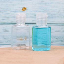 30 ml handdesinfecterend PET-plastic fles met flip-dop vierkante flessen voor cosmetica Essence Adniw