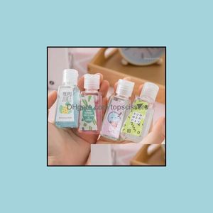 30 ml mini handdesinfanist wegwerp vloeistof soap lotion draagbaar geen schone wasmiddel cartoon1 drop levering 2021 Handgemaakte bad body health b