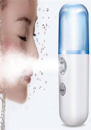 30 ml Mini Nano Sprayer Facial Nébuliseur USB Face Steamer Humidificateur hydratant Anti-Bernois Femmes Beauty Beauty Skin Care Tools195K1920351