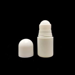 30 ml en plastique rouleau sur bouteilles blanc vide rouleau bouteille 30cc Rol-on boule bouteille déodorant parfum lotion récipient léger Cavcq