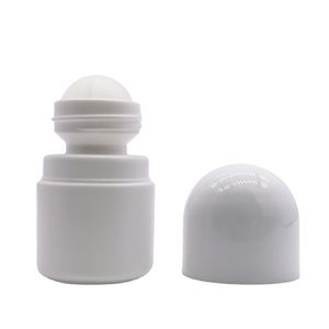 30ml Plastique Roll On Bouteilles Blanc Vide Rouleau Bouteille 30cc Rol-on Ball Bouteille Déodorant Parfum Lotion Récipient Léger DH9544