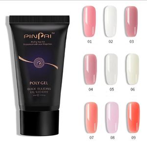 30 ml Poly Gel Vernis À Ongles pour extensions d'ongles Cristal Poly Gel vernis Nail Art Ongles Manucure UV hybride gel Vernis Indolore poly