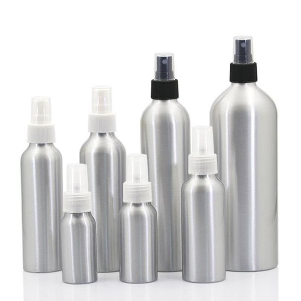 Botella atomizadora de aluminio recargable de 30 ml, botella de perfume vacía de metal, botella de spray de aceite esencial, herramienta de embalaje cosmético de viaje O Saim