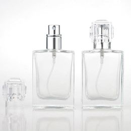 30 ml bouteilles de parfum carré rechargeables