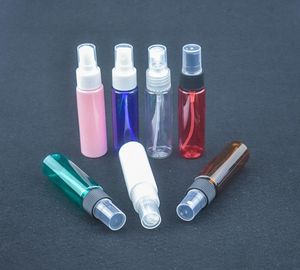 Bouteilles vides de pulvérisation de 30ml pour parfums, récipient transparent en PET avec pompe de pulvérisation, bouteille de pulvérisation à brume Fine, emballage cosmétique SN34