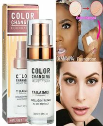 30ml TLM Color Changing Liquid Foundation Makeup Change To Your Skin Tone By Just Blending7201774