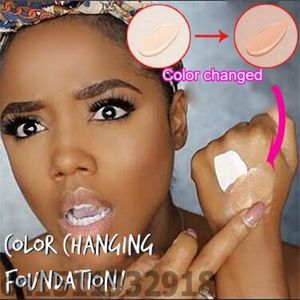 30ml TLM Color Changing Liquid Foundation Cream Maquillaje Cambia el tono de tu piel con solo difuminar