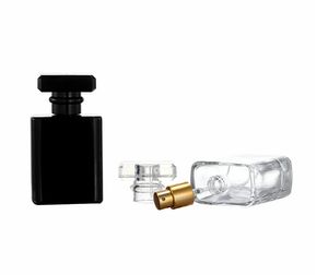 30 ml Transparent en verre noir Vide Perfume Bouteille Atomizer Spray peut être remplie de bouteilles