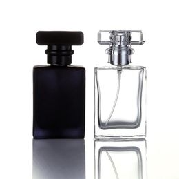 30ml verre transparent bouteille vide bouteille de parfum atomiseur vaporisateur peut être rempli bouteille vaporisateur taille voyage portable Ddxre