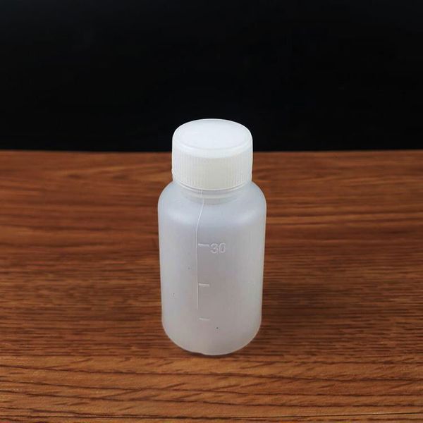 Botellas de viaje de 30ML con tapas de rosca, contenedor de loción cosmética, tubo de plástico para viajes, recargable