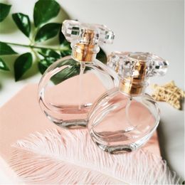 30ML50 ml schroefspray parfumflesje glazen wierookflesje schroef kristalwit glazen parfum subflesje