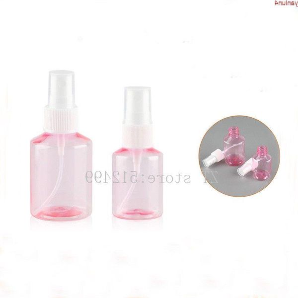 30ml50ml 50 / 100pcs bouteille de pulvérisation de voyage vide pour animaux de compagnie, récipient de brume pratique rechargeable rose bricolage, paquet de cosmétiques clair portablehaut qu Xwef