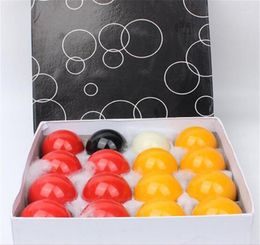 30mm 16 pièces ensemble rouge jaune billard billard piscine huit boules de billard 17238812