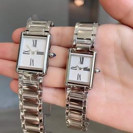 30 mm 33 mm minimalistische lijnen tank horloges geometrische aanwijzer rechthoek polshorloge vrouwen roestvrij staal must quartz horloge francaise romeinse cijfers klok waterdicht