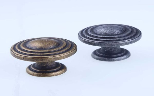 30 mm Antique Bronze Iron Dather Knobs S commode de cuisine Cuisine de cuisine Cabinet Porte de portes