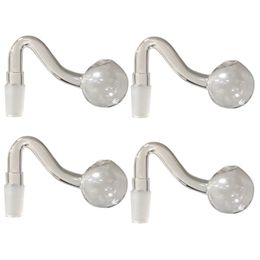 30 mm glazen olie -branderpijp 10 mm 14 mm mannetjes kommen schuifbanger nagelbranders pijpen bubbler 90 graden downstem -bevestiging voor water waterpijpparhels groothandel