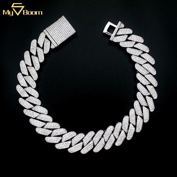 Collar de joyas de moda para hombres de platino de 30 mm de platino