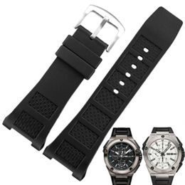 30MM siliconen rubberen horlogeband voor IWC Watch Ingenieur Family IWC500501231U