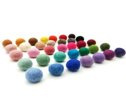 30 mm wollen viltballen ornamenten Handfilted pom poms naald wollen kralen voor kersthuisdecoratie diy garland ambachten project 7542896