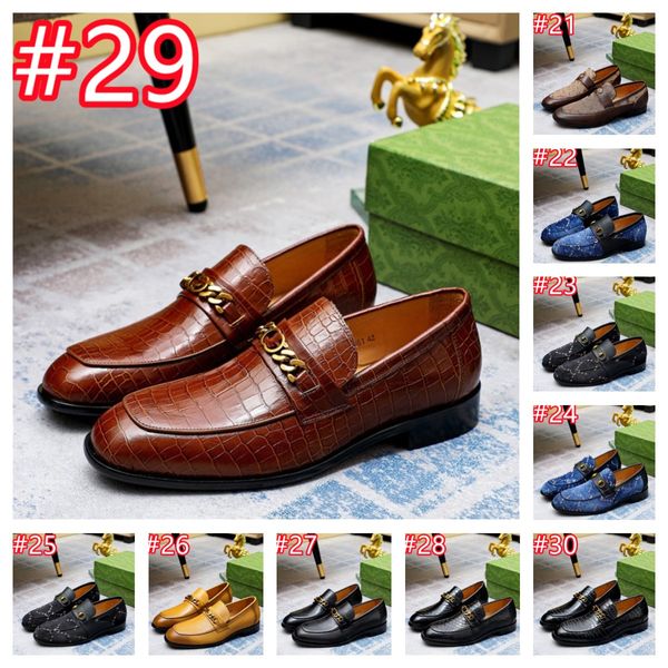 30 Modelo Nuevo estilista británico tendencia masculina Monk Strap Zapatos Diseñador Mocosins Mocasins Boda Prom Homecoming Oficina Fiesta de fiesta Zapatos