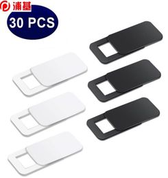 30 pc webcam cover sluiter magneet schuifregelaar plastic ultra dunne cameraklep voor telefoon tablet laptops privacy sticker1764007