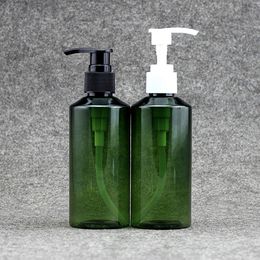 30 Uds 100ml 150ml 200ml botella cosmética recargable botella de bomba de loción de plástico verde botella de maquillaje loción embalaje cosmético