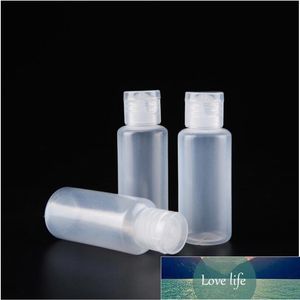 30 pcs 10ml 20ml 30 ml de bouteilles de lotion PE Flip en plastique PE PE Bouteilles Similecable Cosmétique Échantillon Conteneur Voyage Visez la bouchon de vis à vis de remplissage de flacons