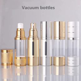 30pcs 15/20/30 / 50ml Bouteille vide vide Plastique Contaiteur Cosmetic Container Mini bouteilles Spray / Pump Pump Pump Portable 240425