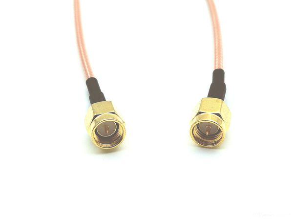 30 Uds cable de 15CM conector SMA a conector macho SMA engarzado recto RG316