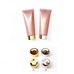 30pcs 200g Perle Pink Soft Tube Vide Cosmetic Cream Lotion Lotion Shampoo Controites Cleanser Facial Mes parfums de bouteille