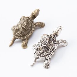 30 piezas 27*16 MM tibetano vintage color plata tortuga dijes colgantes de bronce antiguo para pulsera collar pendiente diy jew
