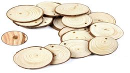 Tranches de bois rondes naturelles de 67cm, 30 pièces, artisanat de bricolage, décoration de fête de mariage, 1164972