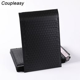 30 pcs 7 tailles Mat Noir Rembourré Expédition Enveloppe À Bulles Métallique Bulle Mailer Courrier Sac Wrap Pouch Bulle Emballage Sac