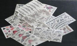 30pcs 9517cm tatouages temporaires Face Body Tatoo Sticker Type mixte Corps Tattoos814778