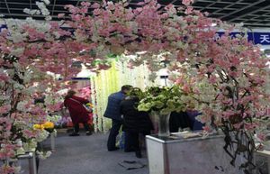 30 pièces branche de fleur de cerisier artificielle fleur tenture murale Sakura 150 cm pour centres de table de mariage fleurs décoratives artificielles2470155