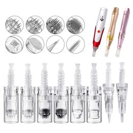 30 -st bajonet Microneedle cartridge naald voor DR Pen M5 M7 M7 MYM Derma Pen Microneedling 9pin 12pin 24pin 36pin 42pin Ronde Nano 3D 5D