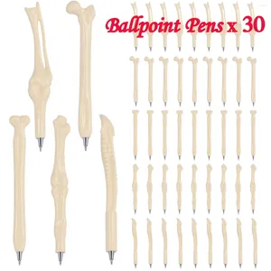 30pcs Bone Shape Ballpoint Pen Writing Supplies Gifts Bure