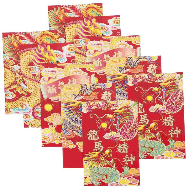 30pcs enveloppes rouges de style chinois