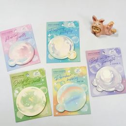 30 stuks Dream Bubble Sticky Notes Schema Planner Zelfklevende Memo Pad To Do List Bericht Papier Kladblok Briefpapier