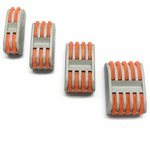 30 pièces connecteur de fil électrique accessoires d'éclairage bornier enfichable connecteurs de câble de câblage rapide universels pour connexion de câbles D2.5