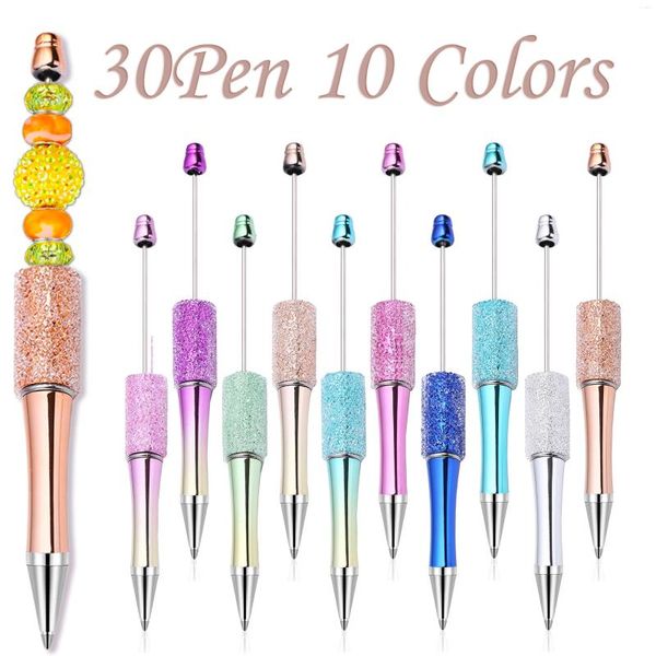 Pen con calma de estrella completa de 30 piezas Creative Diy Pegatina de pegatinas hechas a mano Set Diamond Bolete Pens