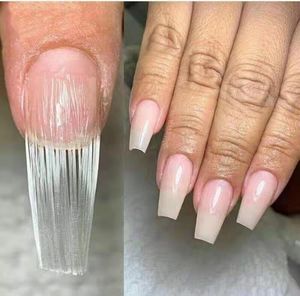 Équipement d'art des ongles, 30 pièces, en Fiber de verre pour Extension, pointes en acrylique, ensemble d'outils de Salon de manucure, forme goutte