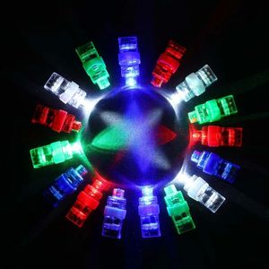 30pcs LED doigt lumières éclairer anneaux néon clignotant lueur anneau Rave Festival fête de mariage jouets lumineux fournitures de fête d'anniversaire 240105