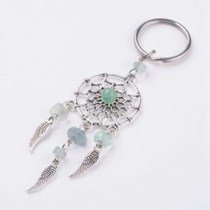 30pcs / lot Natural Stone Dreamcatcher Pendre le pendentif de guérison Bijoux bijoux pendule en vrac Articles en gros pour les petites entreprises