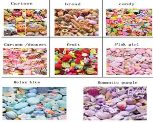 30 stcs Mix Design Dessert Ice Cream Resin Flat Back Cabochon Art Supply Decoration Charm Craft Sets 4282864