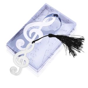 30pcs Music Note G Clef Bookmark Weddarm Bound Bridal Shower Party Favor Teacher Gift 240407