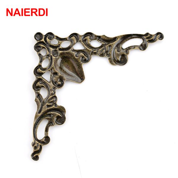 30pcs Naierdi Box Bracket Corner 40 mm Protecteur décoratif antique pour la couverture du carnet pour les menus Frame photo meuble matériel