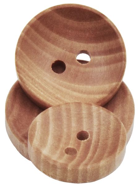 30pcs Camellia Camellia Madera Botones de madera de madera 15 mm 18 mm 20 mm Accesorios de costura para ropa Botón decorativo de 2 agujeros