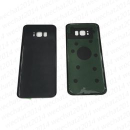 OEM задняя крышка корпуса батарейного отсека стеклянная крышка для Samsung Galaxy S8 G950 G950P S8 Plus G955P с клейкой наклейкой