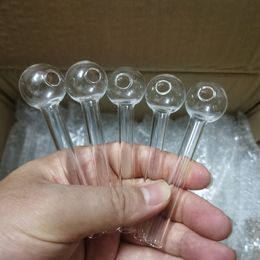 30 piezas Pyrex Glass Aceite Burner Tubo Clear Color Calidad Tubos Transparentes Tubos de tubos Puntas de uñas